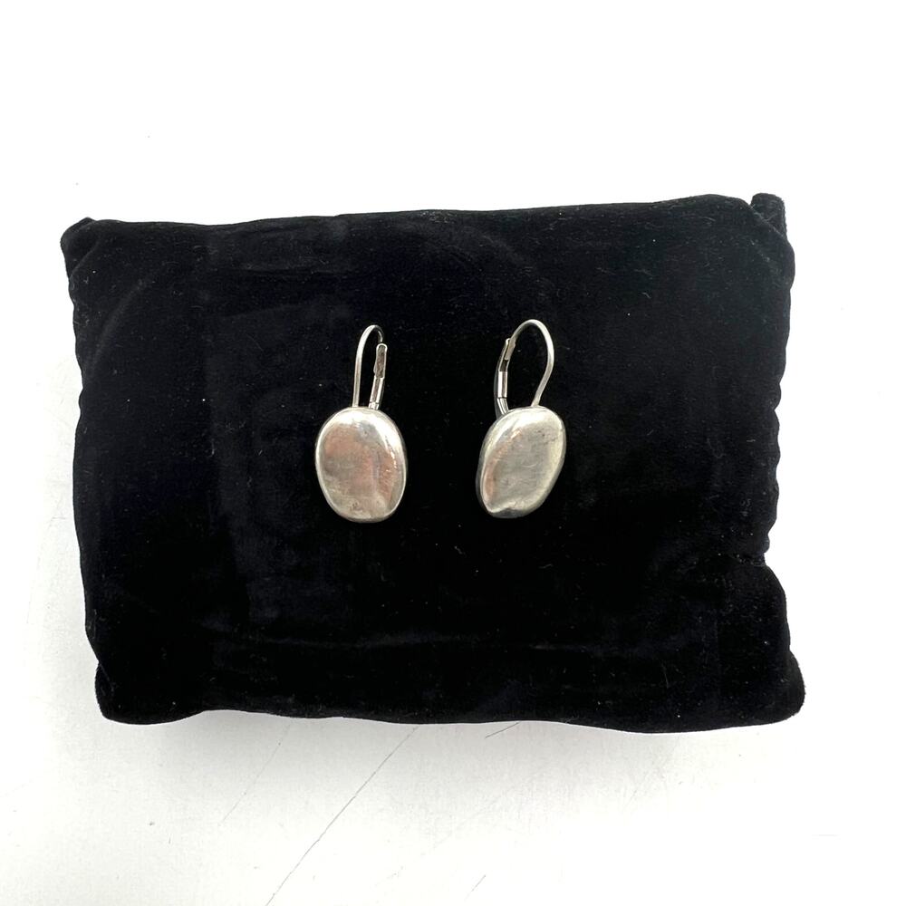 Vintage Lauren Ralph Lauren Sterling Silver Oval Earrings